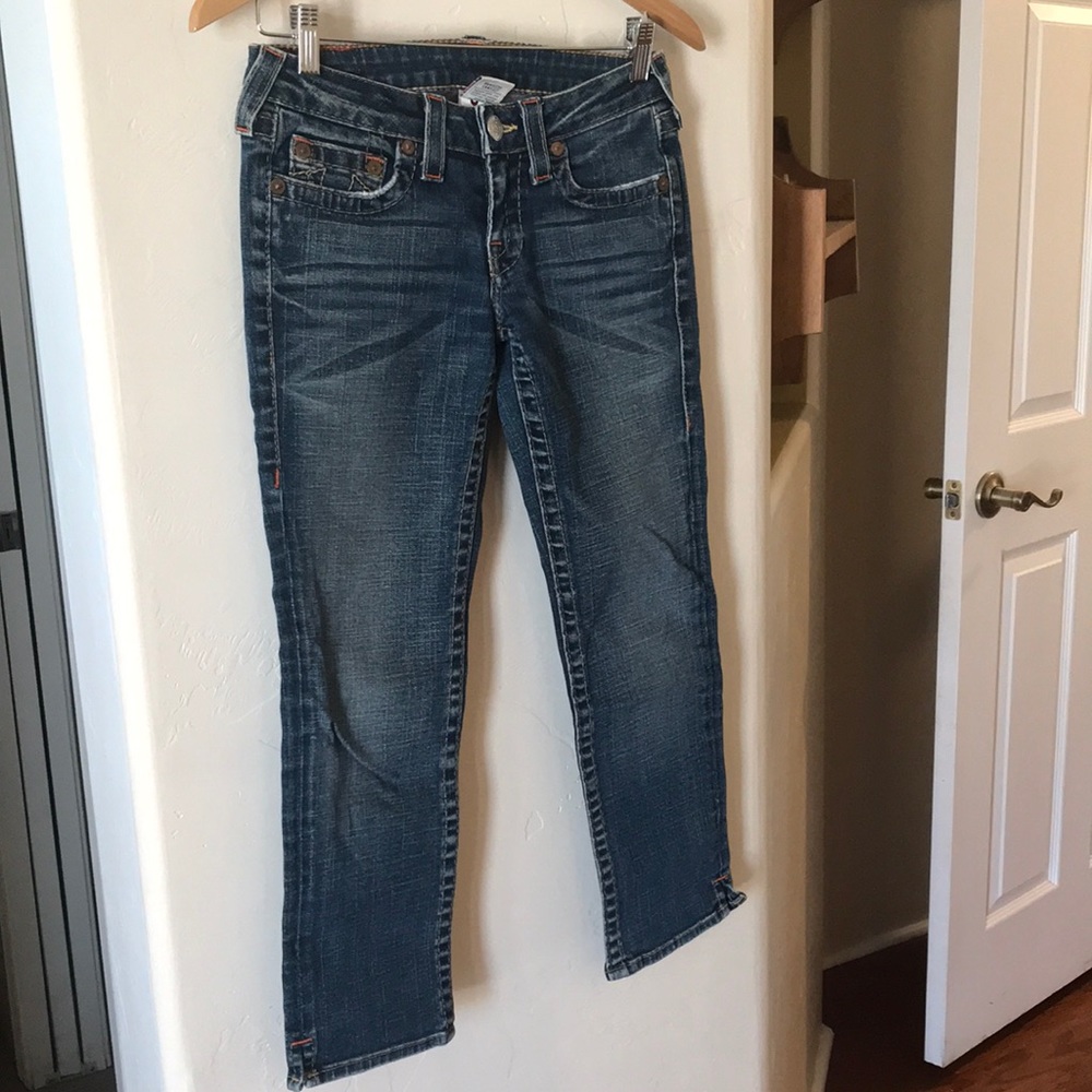 True Religion denim capri size 27
